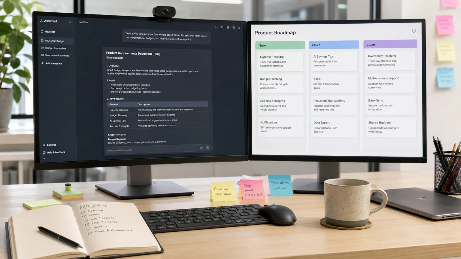 ChatGPT Prompts for Product Managers: 34 for PRDs, Roadmaps & Standups (2026)