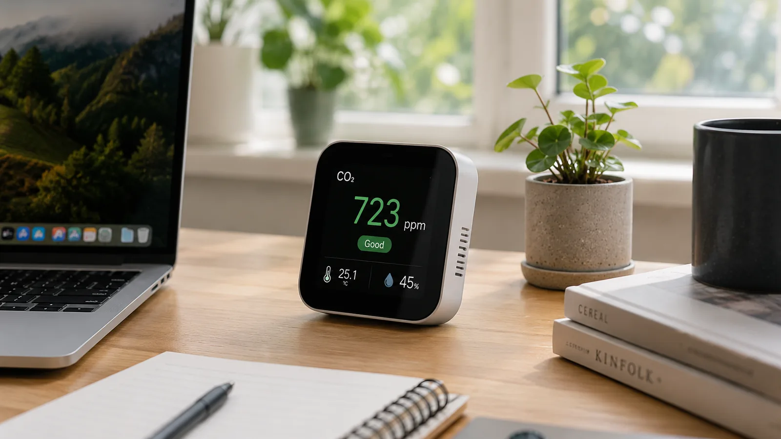 The Best CO2 Monitor for a Home Office (2026), and What the Numbers Mean